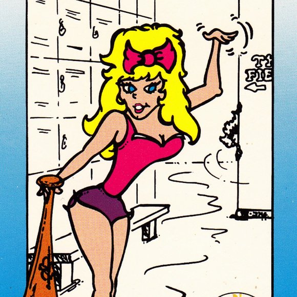 Our Little Bench Warmer - Promo Bench Warmers 1992 Sexy Trading Card - Picture 1 of 2